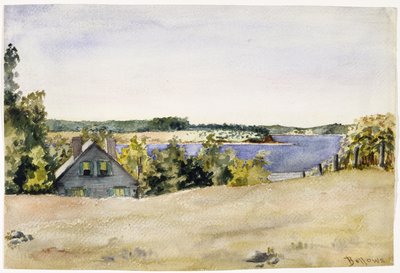 Bahía de Gardiners desde Sag Harbor, 1899 de George Wesley Bellows