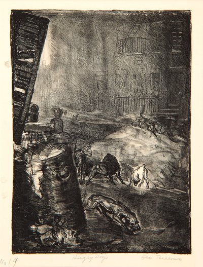 Perros hambrientos, Segunda Piedra, 1916 de George Wesley Bellows