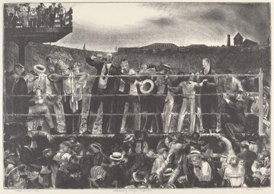 Presentando a Georges Carpentier de George Wesley Bellows