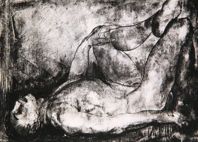 Hombre de espaldas, desnudo, c.1916 de George Wesley Bellows