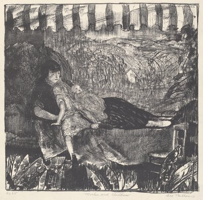 Madre e Hijos, 1916 de George Wesley Bellows