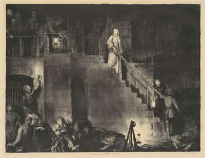 Asesinato de Edith Cavell de George Wesley Bellows