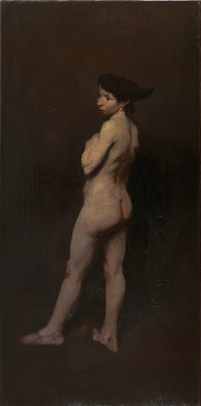 Desnudo, Señorita Bentham, Nueva York, 1906 de George Wesley Bellows