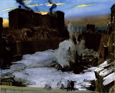 Excavación de la estación de Pensilvania de George Wesley Bellows