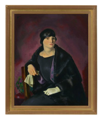 Retrato de la Sra. Walter Richter (óleo sobre lienzo) de George Wesley Bellows