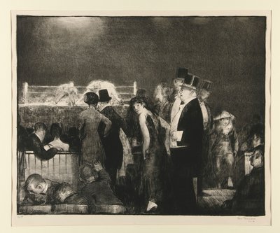 Preliminares del Big Bout, No. 8 de George Wesley Bellows