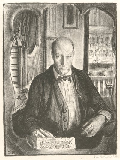Auto retrato de George Wesley Bellows