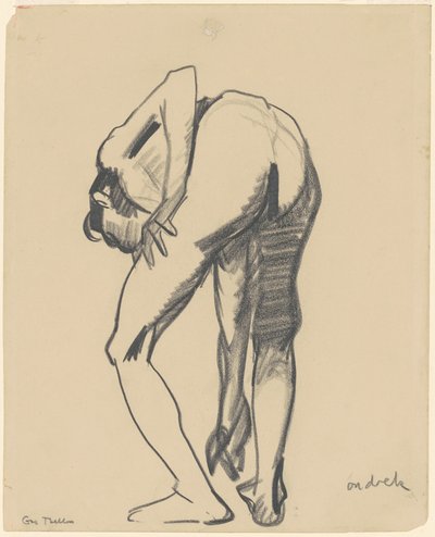 Estudio para Riverfront No. 1, c. 1915 de George Wesley Bellows