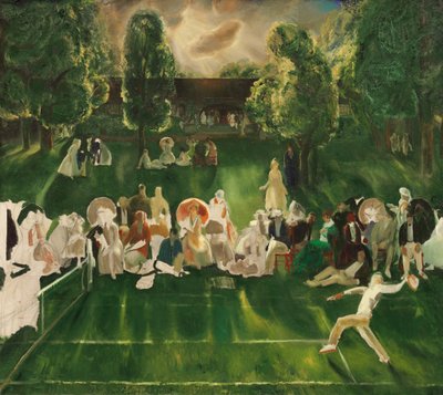 Torneo de tenis, 1920 de George Wesley Bellows