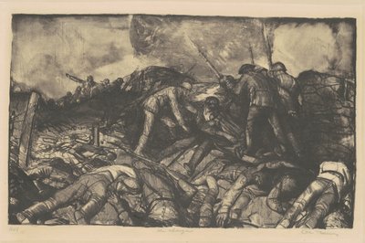 La carga, 1918 de George Wesley Bellows