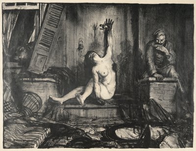 El cigarrillo: serie de guerra de George Wesley Bellows