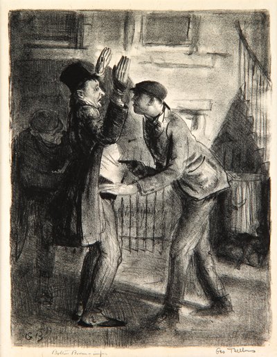 El Asalto, 1921 de George Wesley Bellows