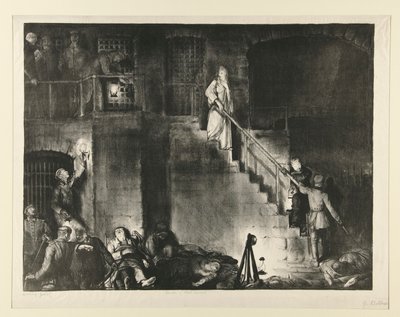 El asesinato de Edith Cavell de George Wesley Bellows
