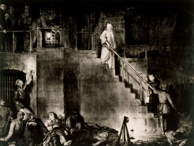 El asesinato de Edith Cavell de George Wesley Bellows