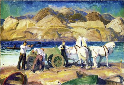 El carro de arena, 1917 de George Wesley Bellows