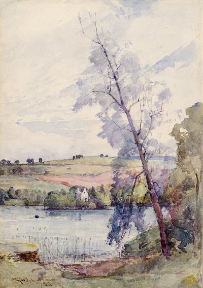 Escena del Lago de George Whitton Johnstone