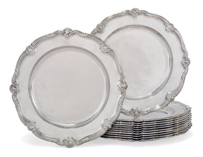 Platos de cena, El Servicio Leinster de George Wickes