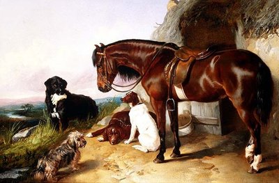 Retratos de favoritos de George Wiliam Horlor