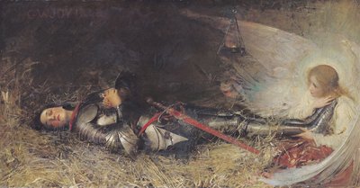 Juana de Arco dormida, 1895 de George William Joy