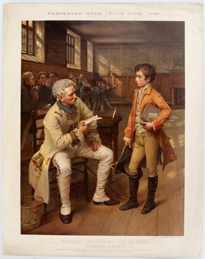 Primer Encuentro de Wellington con los Franceses, 1785 de George William Joy
