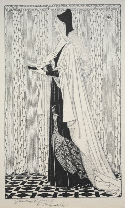 Estudio de vestuario de George Woolliscroft Rhead