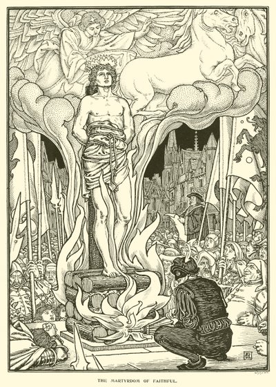 El martirio de Fiel de George Woolliscroft Rhead