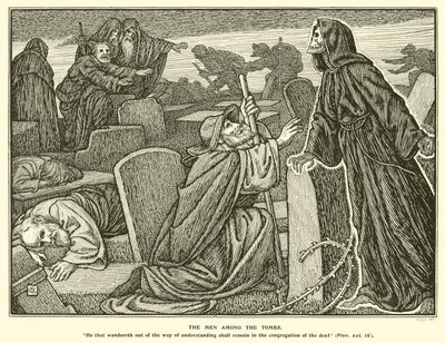 Los hombres entre las tumbas de George Woolliscroft Rhead
