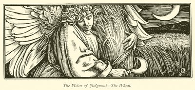 La visión del juicio, el trigo de George Woolliscroft Rhead