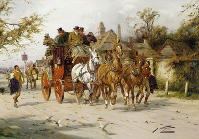 El correo de Oxford a Londres de George Wright