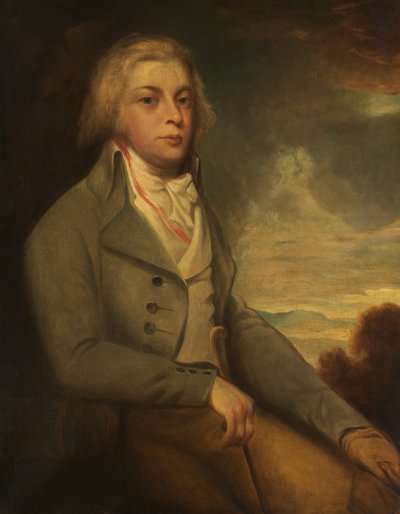 Retrato de un caballero de George after Romney