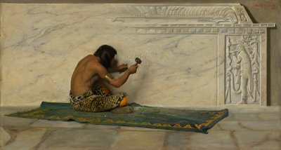 Un escultor azteca, 1887 de George de Forest Brush