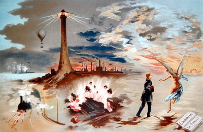 Progreso a través de nuevos inventos a lo largo de la historia de George de Mare