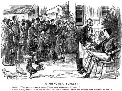 ¡Un error de nombre, seguramente!, 1880 de George du Maurier