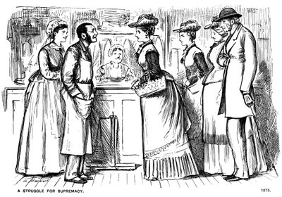 Una lucha por la supremacía, 1875 de George du Maurier