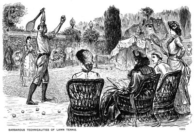 Técnicas bárbaras del tenis, 1882-1891 de George du Maurier