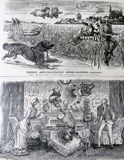 La ingeniosidad de EDISON vista por George du Maurier de George du Maurier