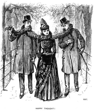 ¡Pensamiento feliz!, 1887 1891 de George du Maurier