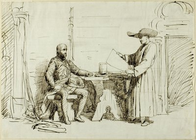 Sacerdote y soldado de George du Maurier