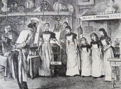 El aula como debería ser de George du Maurier