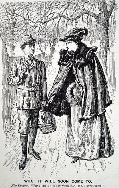 Los comportamientos de la mujer moderna de George du Maurier