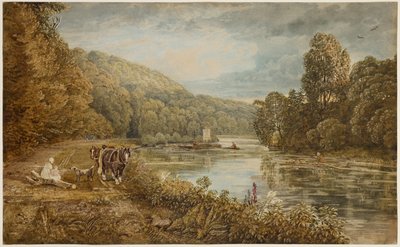 Cliveden Woods, c.1812 (acuarela sobre papel) de George the Younger Barret