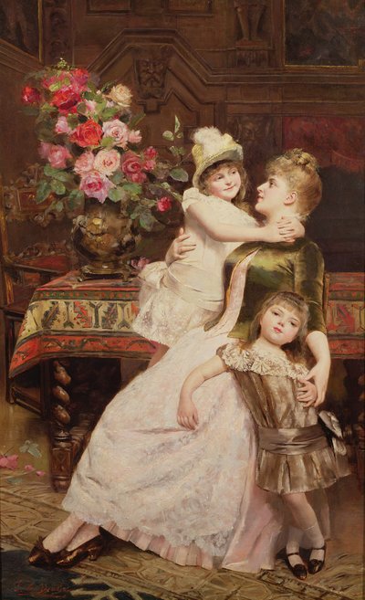 Felicidad maternal de George van den Bos