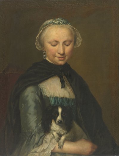 Retrato de Antoinette Métayer, hermana mayor de Louis Métayer de George van der Mijn