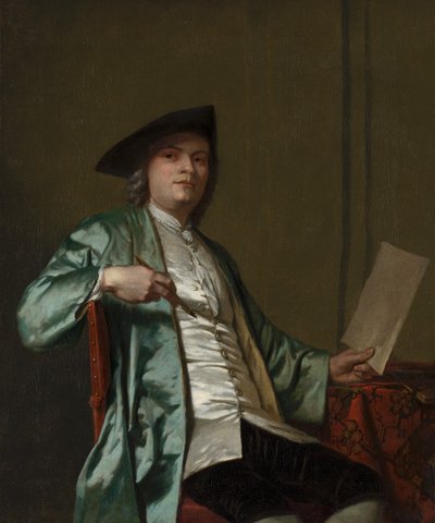 Retrato de Cornelis Ploos van Amstel, c.1758 de George van der Mijn
