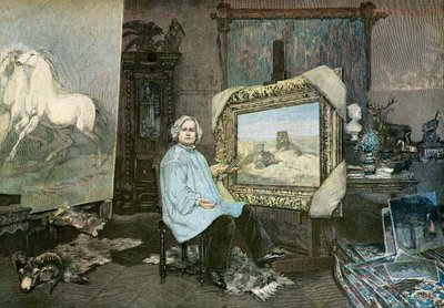 La artista Rosa Bonheur en su estudio de Georges (1865 1951) Achille Fould