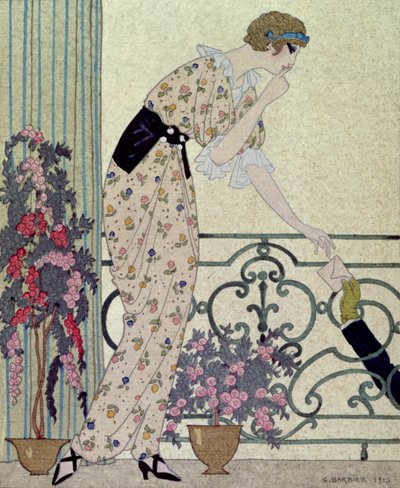 "Gazette du Bon Ton", placa de disfraces de "N