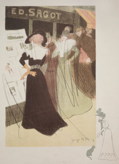 Galería de Sagot, 1898 de Georges Alfred Bottini