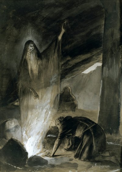 Astrólogo, finales del siglo XIX principios del siglo XX de Georges Antoine Rochegrosse