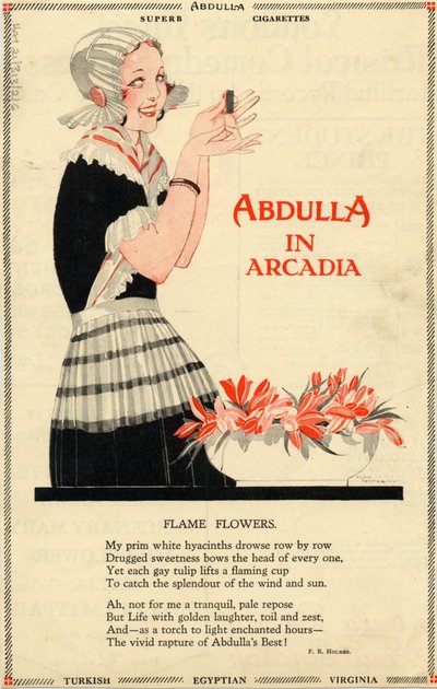 Cigarrillos Abdulla de Georges Barbier