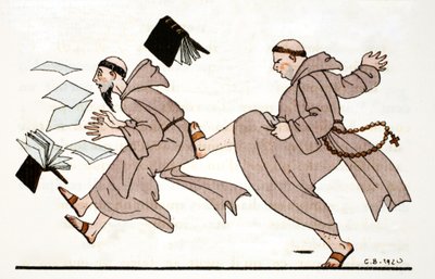 Ser perseguido por el Abad de Georges Barbier